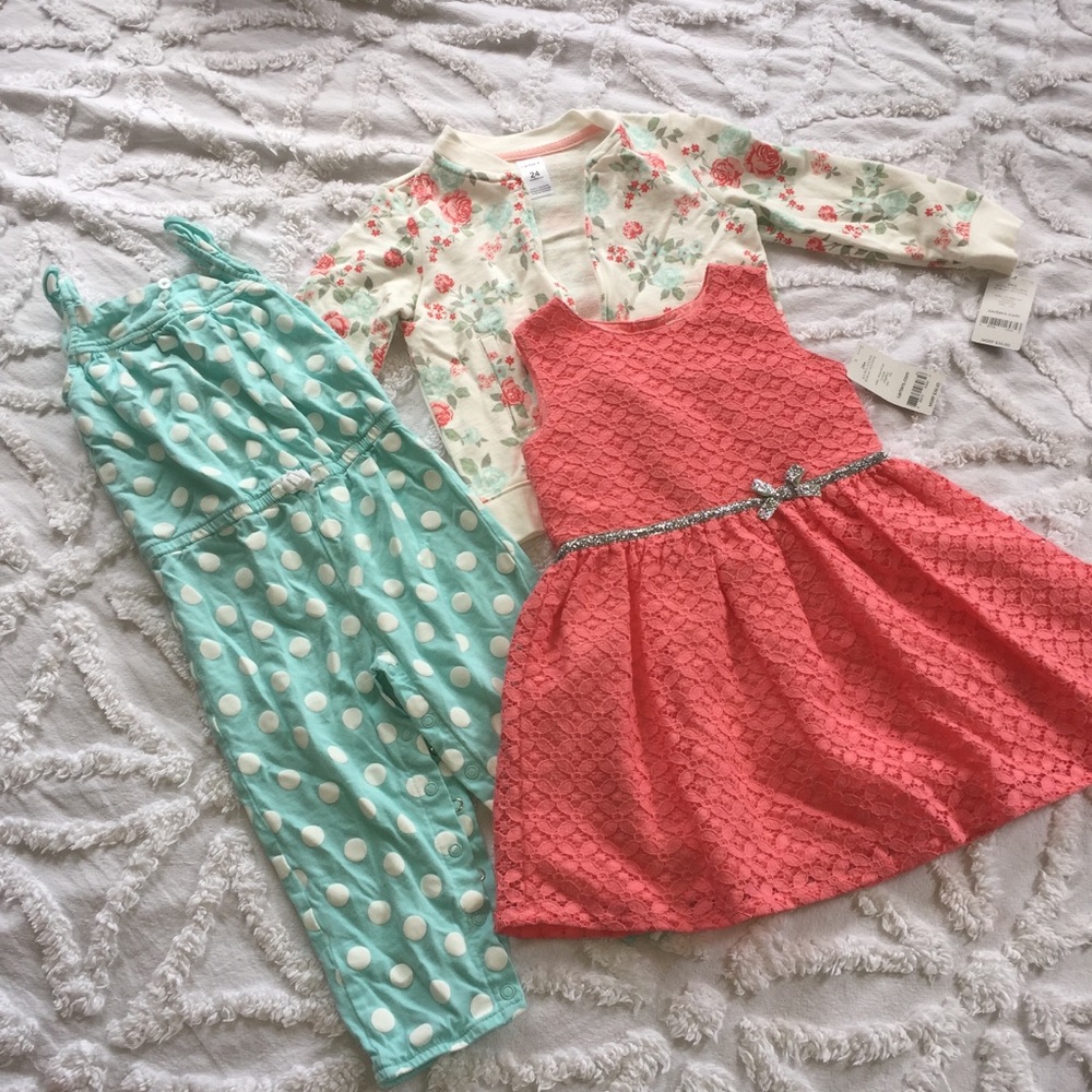 NWT Carter’s Bundle Dress Jacket Romper